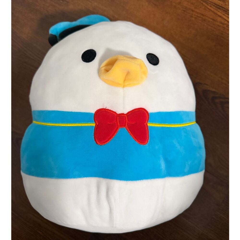 Squishmallows Kellytoy Donald Duck Approx 15” Preloved